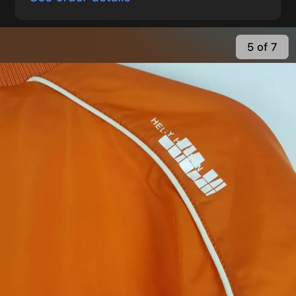 Helly Hansen Thinsulate womens’ XL reversible orange + white zip front jacket. - Picture 6 of 7